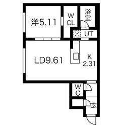 ZIZI　qautreの物件間取画像